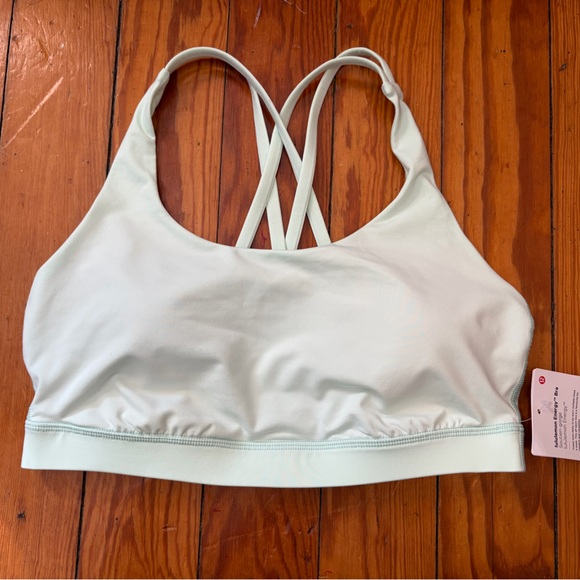 Lululemon Energy Bra Mint Moment Size 10 NWT Medium support B-D cups - Picture 3 of 8